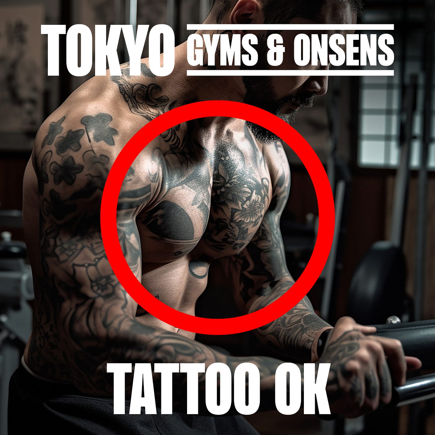 Gyms, Onsens and Sentos in Tokyo that fully accept exposed tattoos 💪⚓