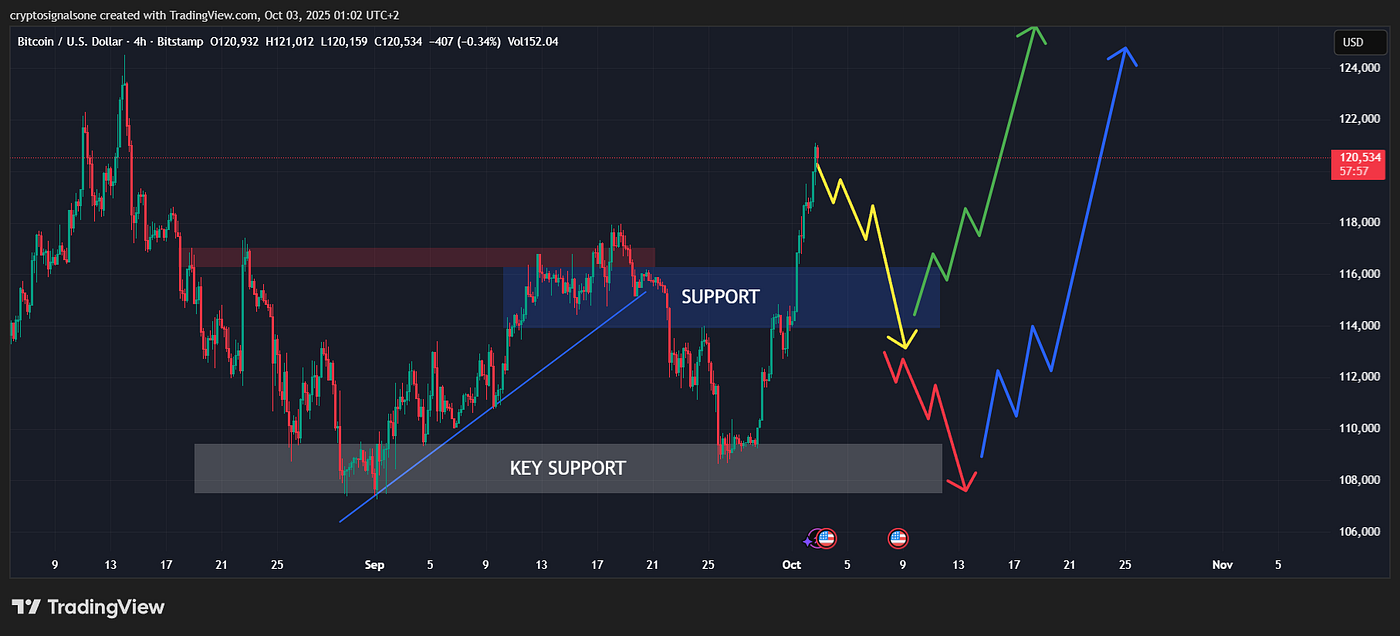 Bitcoin Reclaims $120K: Over $311M in Shorts Wiped Out in Brutal Squeeze |  by Gabriel R. | Crypto & Trading | Crypto Capital | Medium
