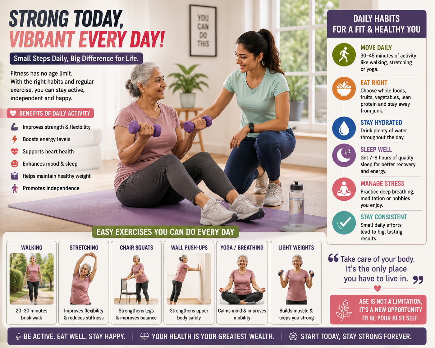 Age Is Just a Number: Stay Strong, Active & Independent Every Day!