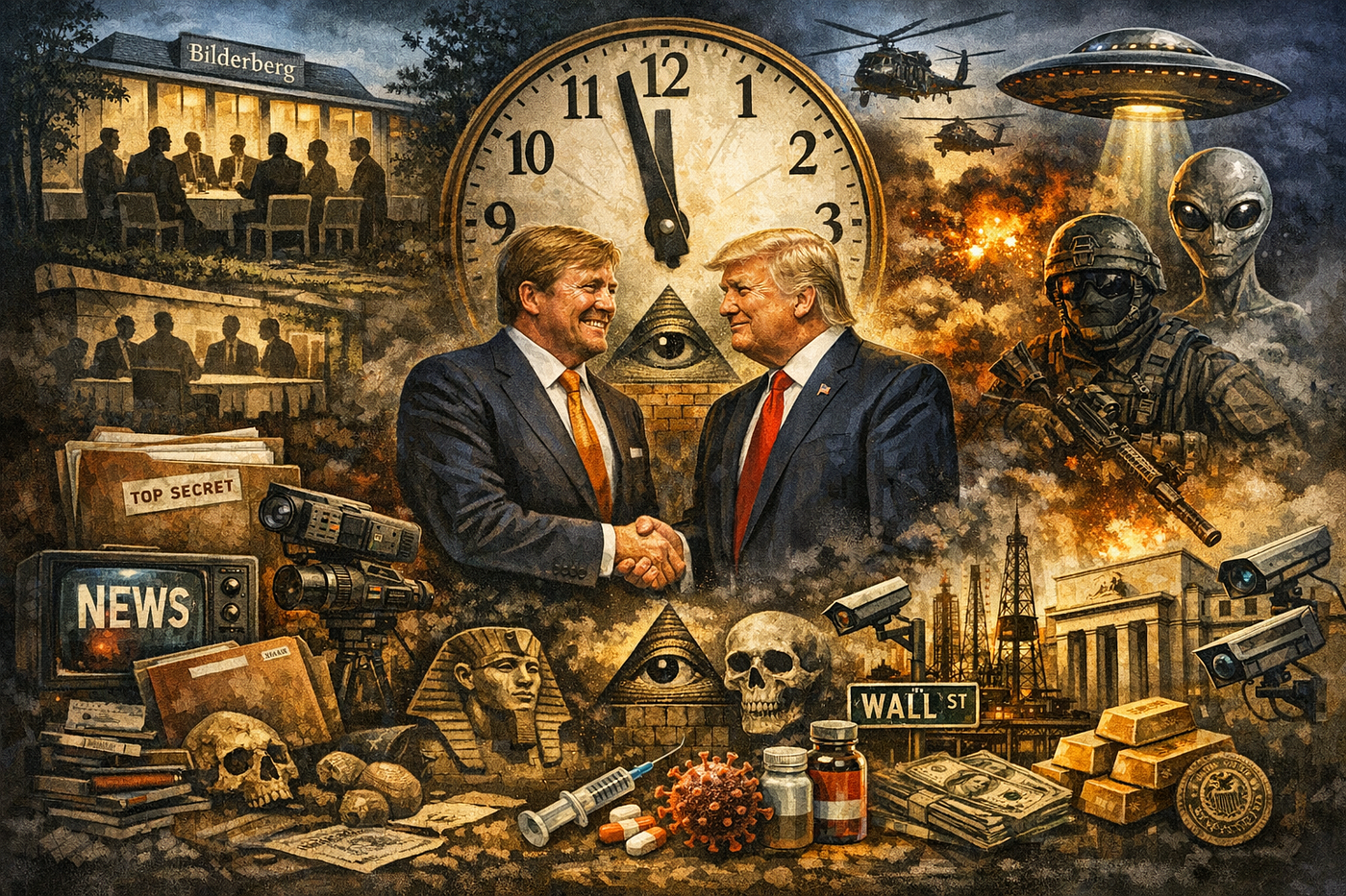 Willem-Alexander Met Trump the Day After Bilderberg Ended. No One Mentioned Bilderberg.