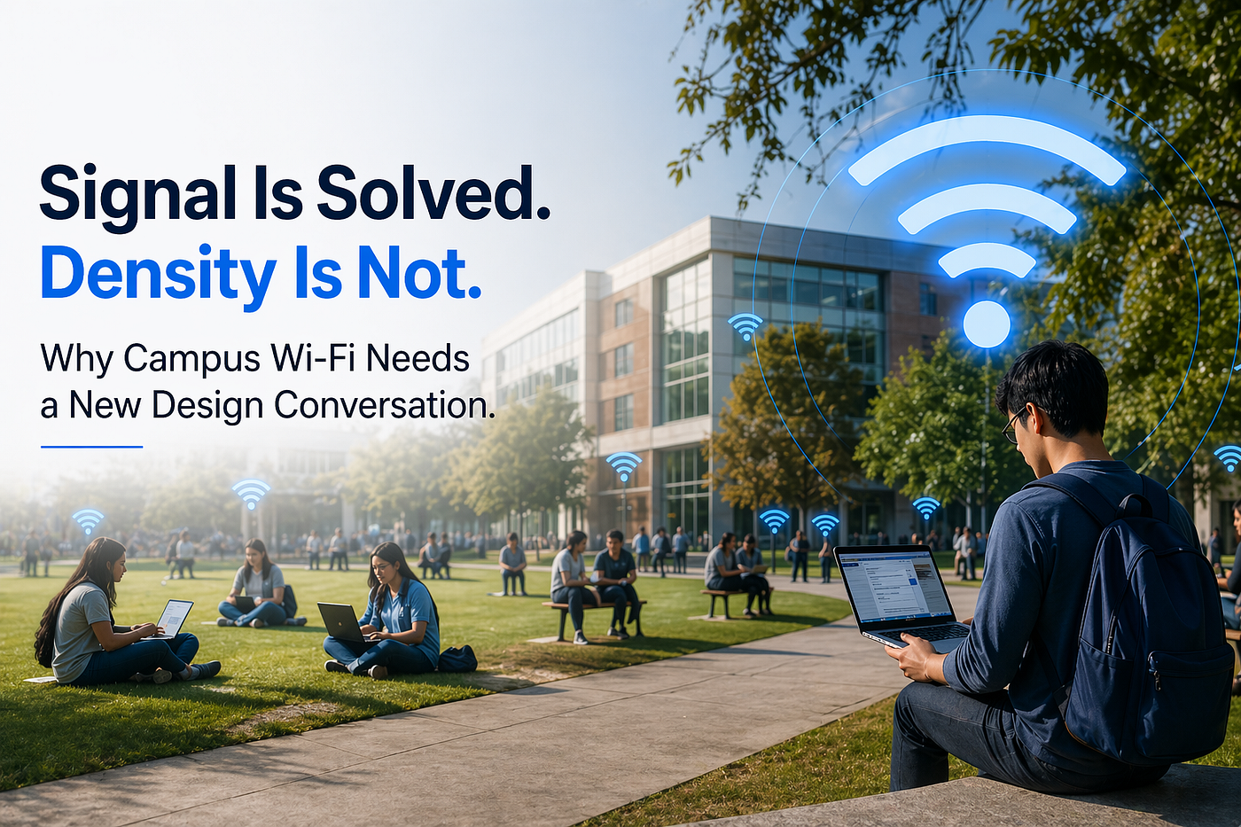 Signal Is Solved. Density Is Not. Why Campus Wi-Fi Needs a New Design Conversation.