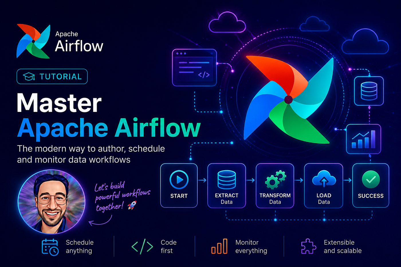Learning Apache Airflow the Hands-On Way: Retries, Scheduling, and Datasets