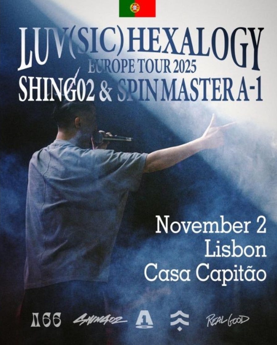 Luv(sic) In Lisbon: Shing02 & Spin Master A-1 @ Casa Capitão | by