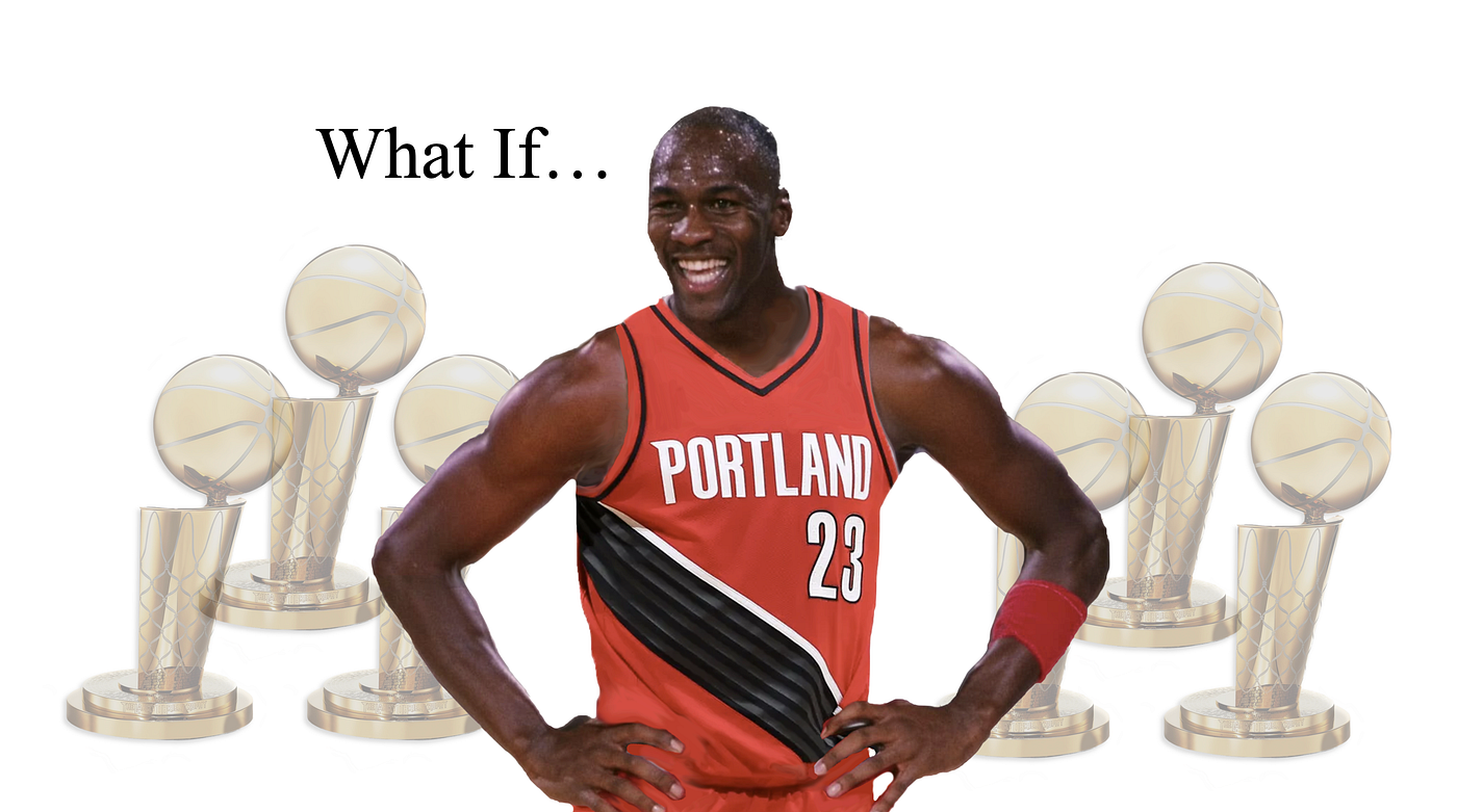 michael jordan trail blazers