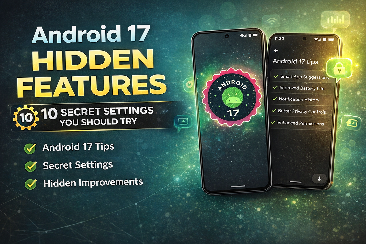 Android 17 hidden features including 10 secret settings you should try.