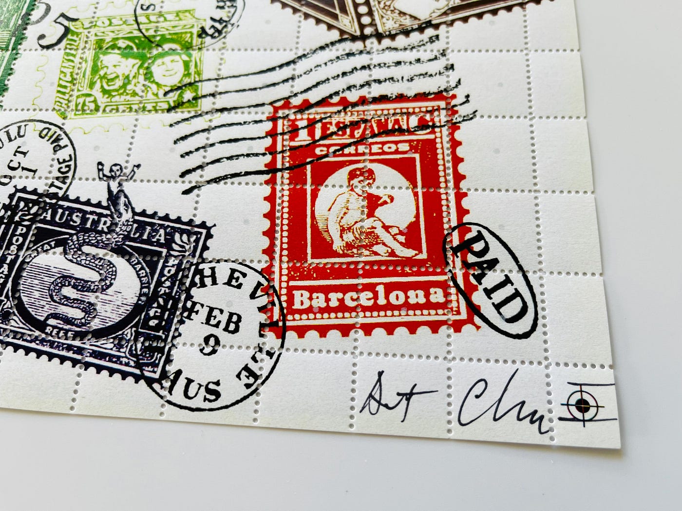 Blotter acid stamps