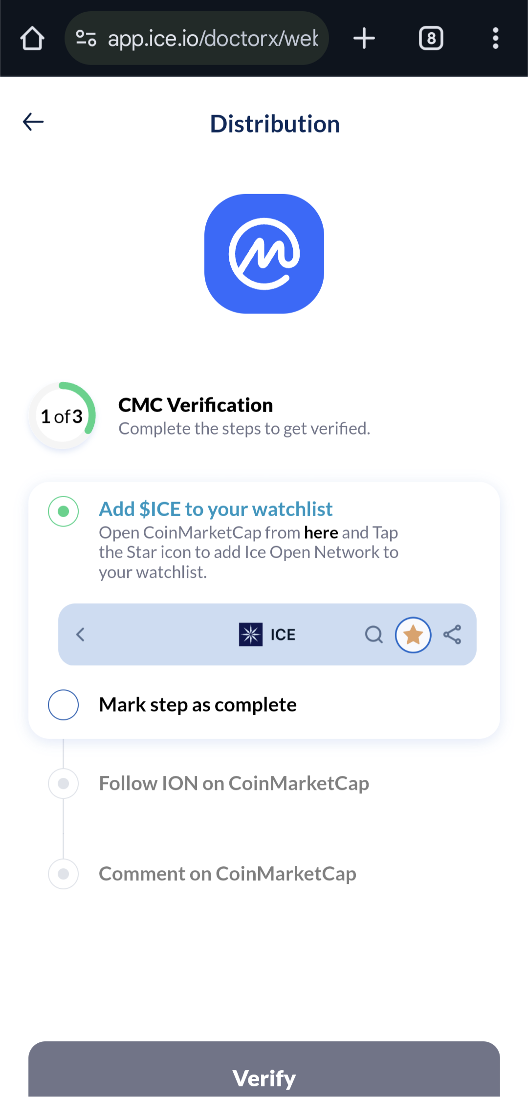 How to Get KYC and the Receiving Address for Incoming $DRX Airdrop | by  Famo Writes | Ice Network Crypto | Medium