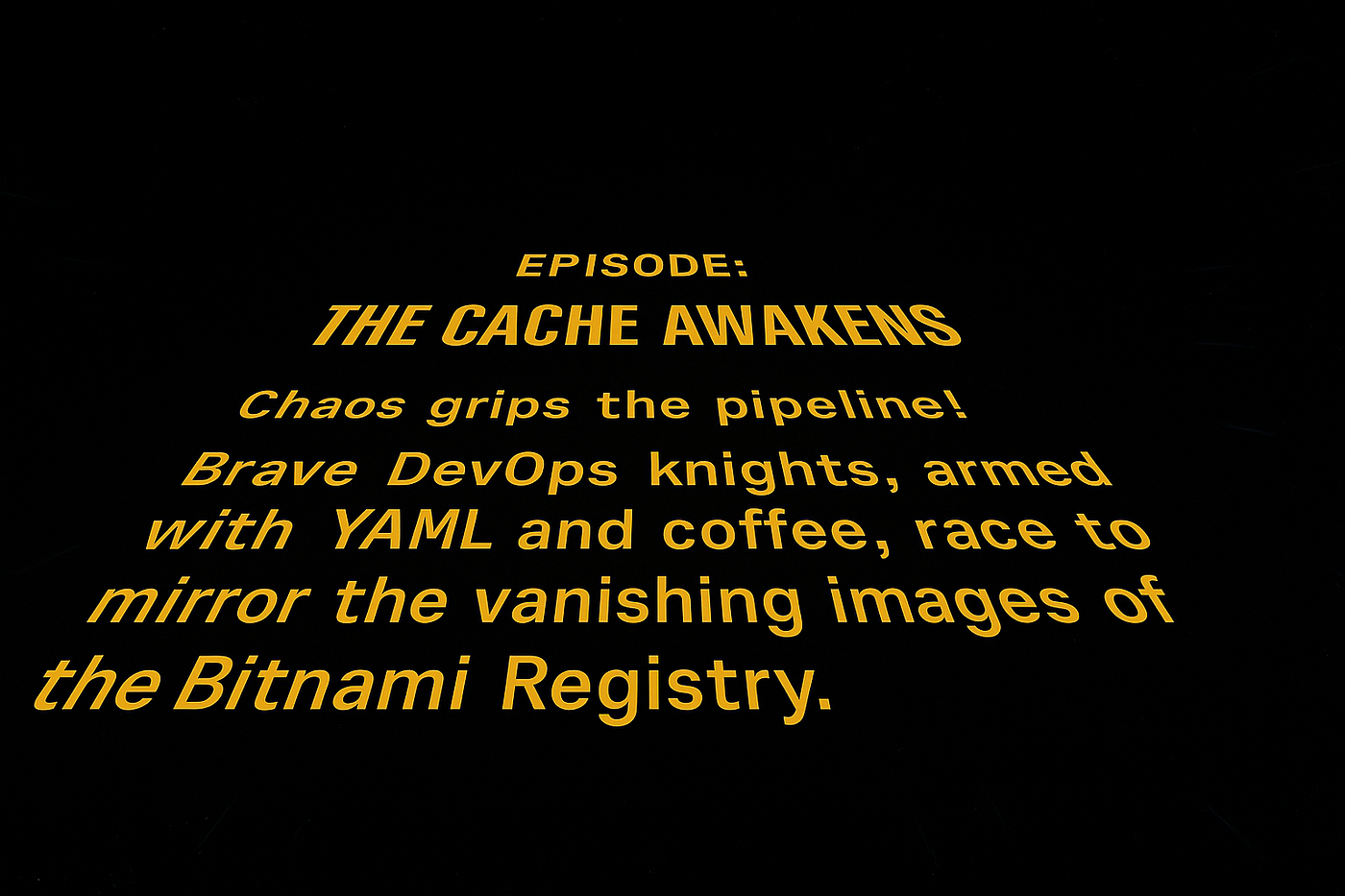 Mirror your Docker registries, you must.