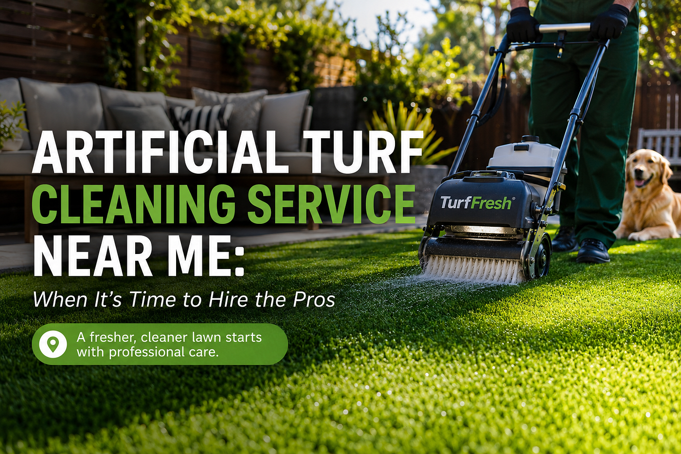 Disclaimer: Image created using AI. This post includes the TurFresh website link.