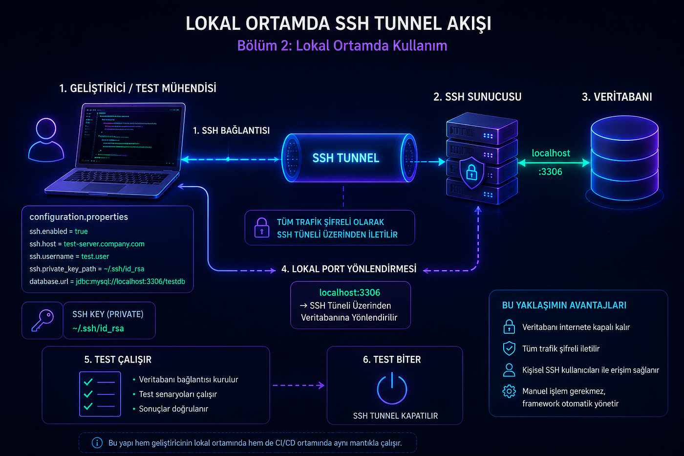 GitHub Actions ile Java Test Otomasyonunda SSH Tunnel Kullanarak Güvenli Veritabanı Bağlantısı…