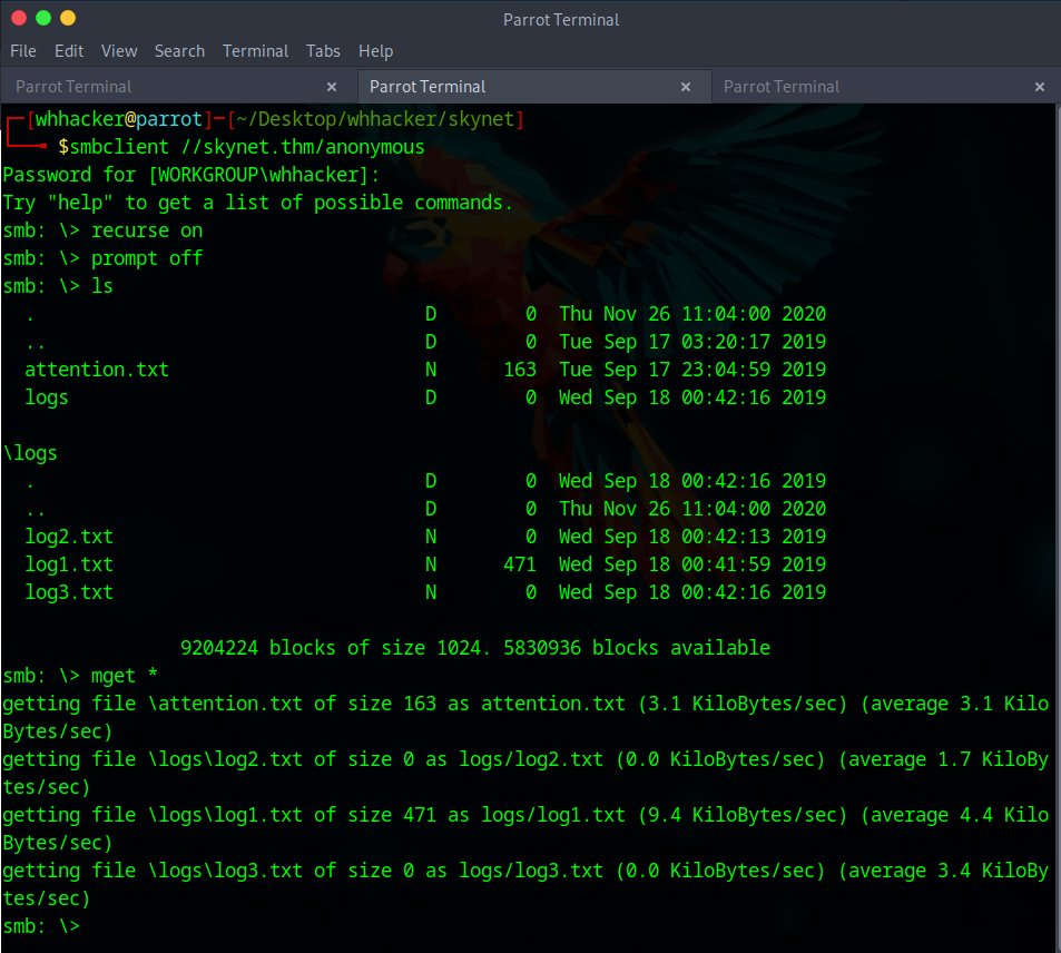 Skynet — TryHackMe. Introduction | by Azzam Mohammed (WHHacker
