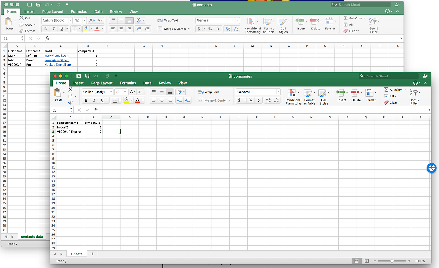 Join Multiple Data Sheets in Excel Using VLOOKUP Function | by Mark Kofman  | Medium