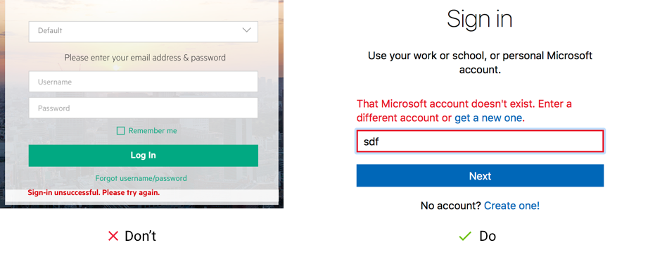 Please enter password. Exist enter. wrong password. that microsoft account doesn&#039;t exist. enter a different account or.