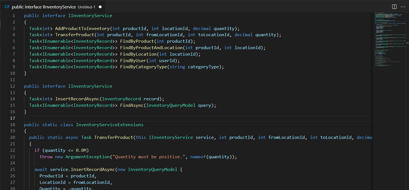 How to extend business logic by using your own C# code in