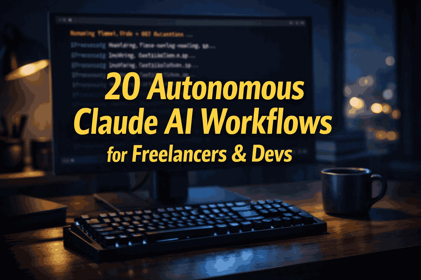 20 Autonomous Claude AI Workflows for Freelancers & Devs by Tamzidul Haque