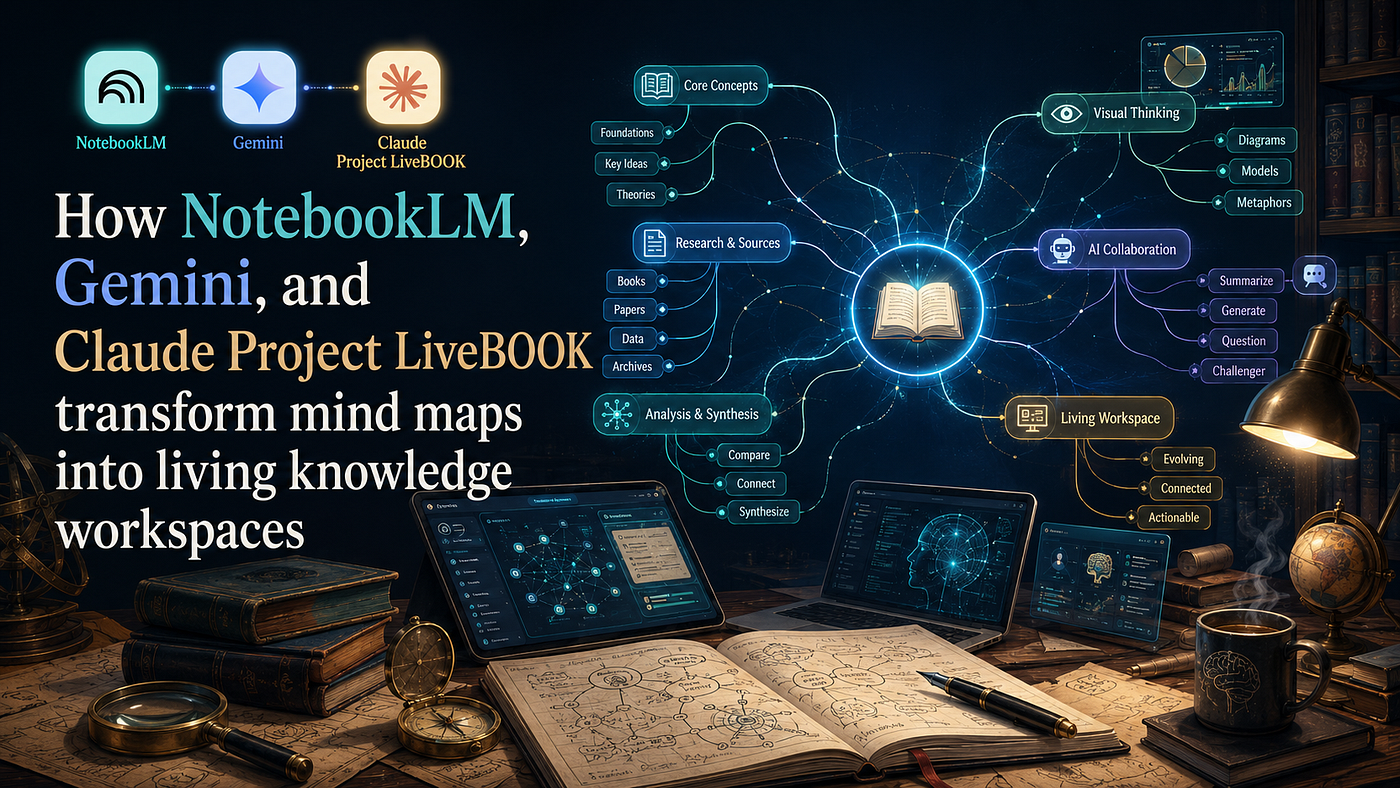NotebookLM, Gemini, and Claude: From Mind Maps to Workspaces