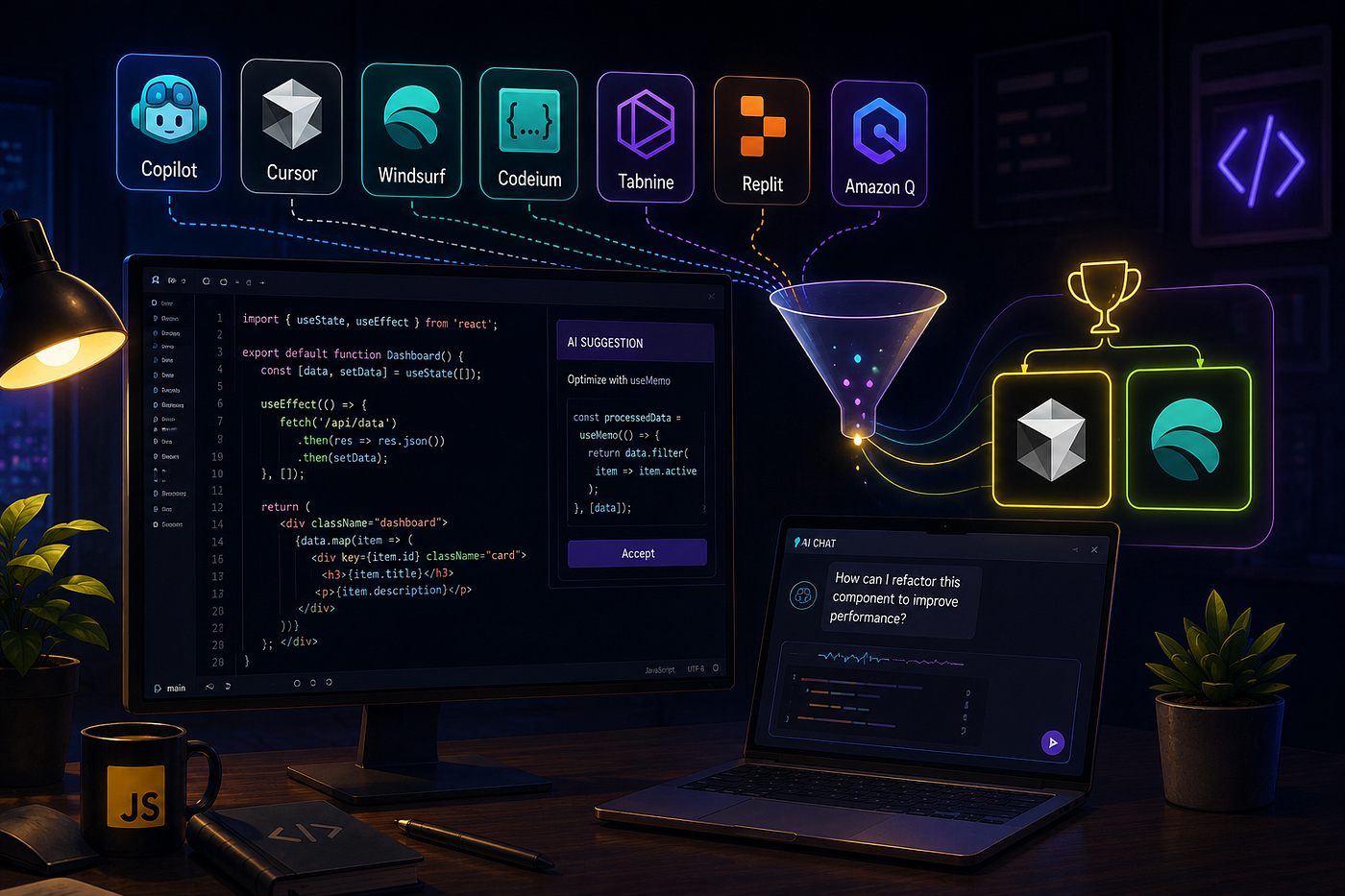 P7 AI Coding Tools I Tested for JavaScript — Only 2 Made the Cut
