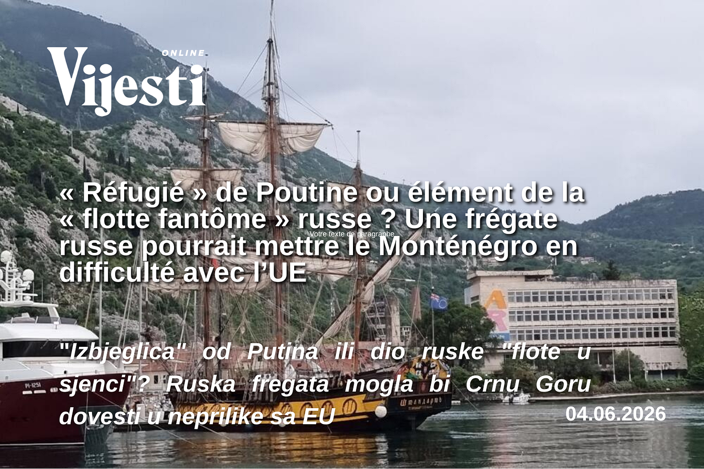 « Réfugié » de Poutine ou élément de la « flotte fantôme » russe ?