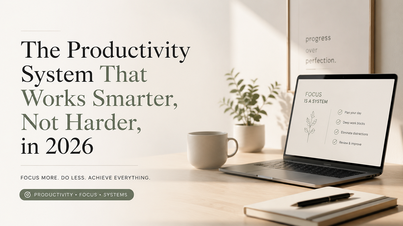 The Productivity System That Works Smarter, Not Harder, in 2026
