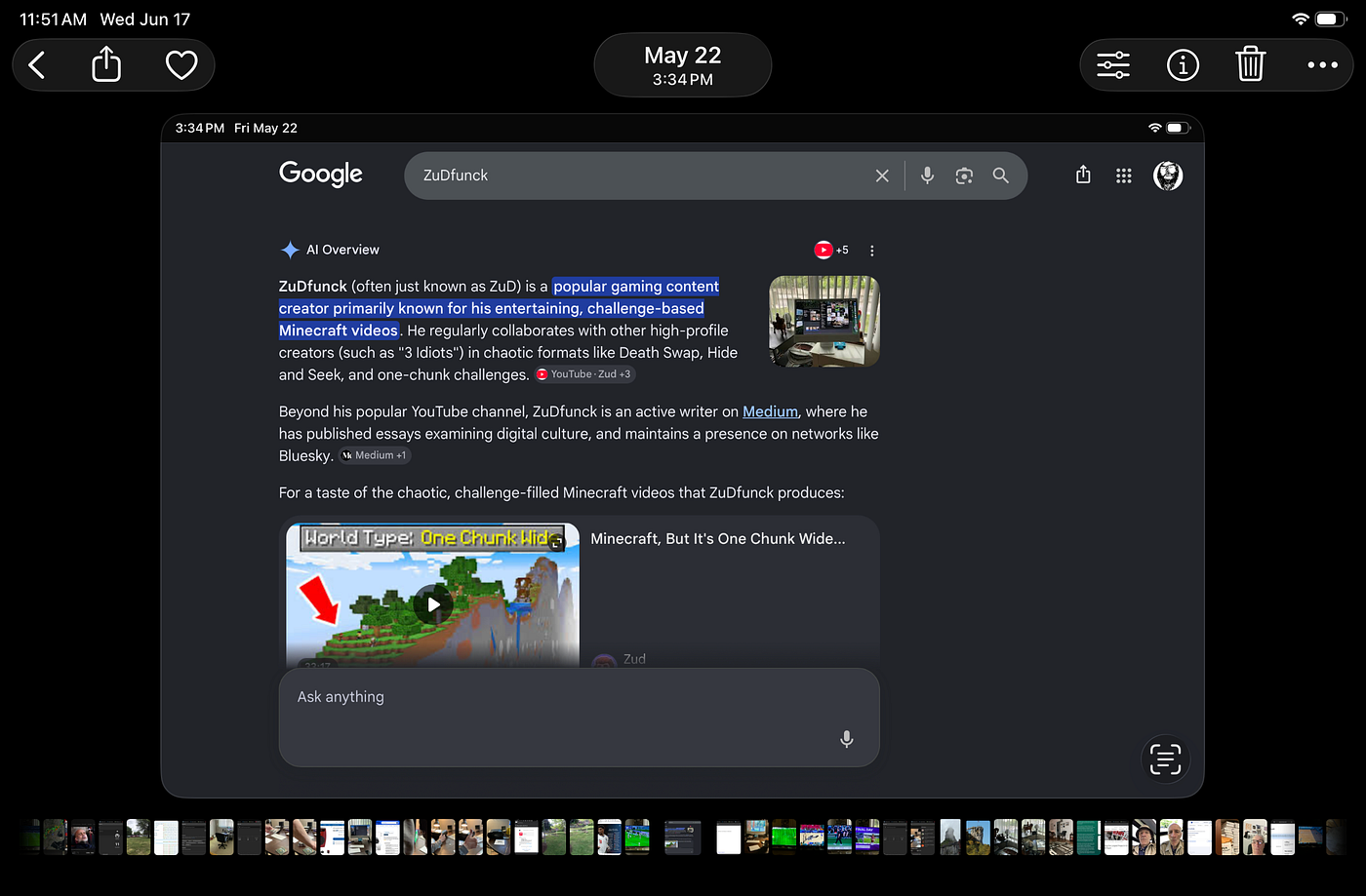 Google Search Ever Learning AI
