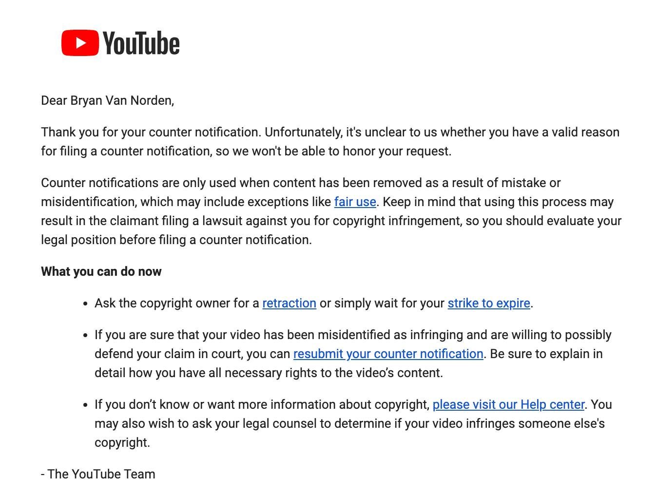 YouTube Copyright Is Broken. My Horror Story with the Youtube Bots | by  Bryan W. Van Norden | Medium