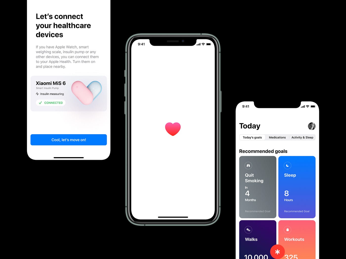 A try to redesign Apple's Health App