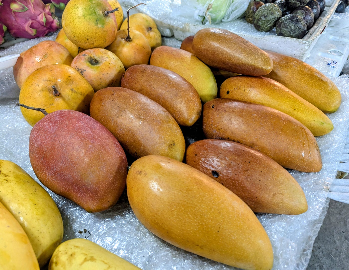 Thailand cultivates over 200 distinct varieties of mangoes
