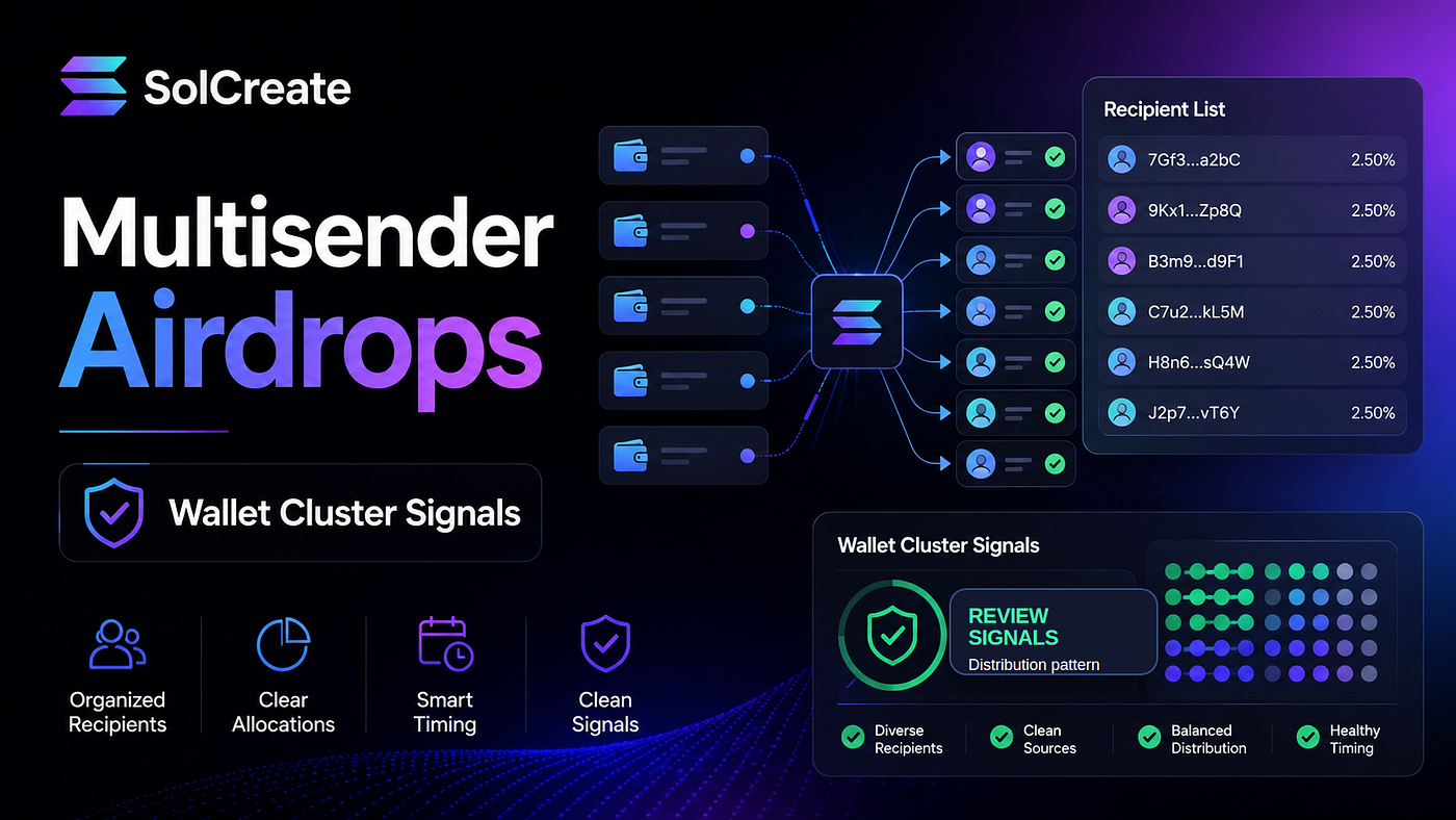 Multisender Airdrops Without Creating Wallet-Cluster Red Flags