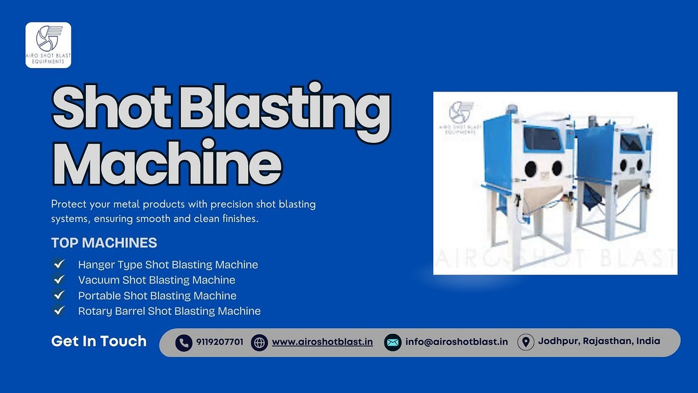 Shot Blasting Machine with PLC Control for Industrial Accuracy
