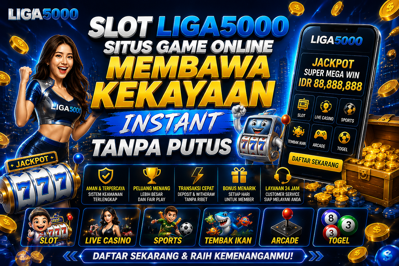 Daftar Tautan Alternatif LIGA5000 Terbaru yang Selalu Bisa Diandalkan