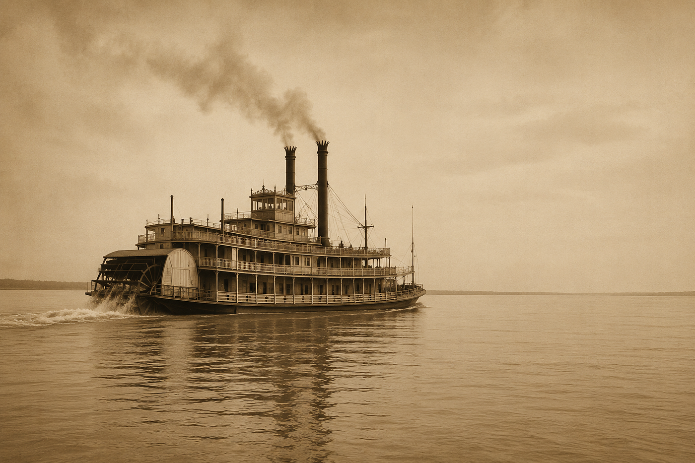 Paddle steamer
