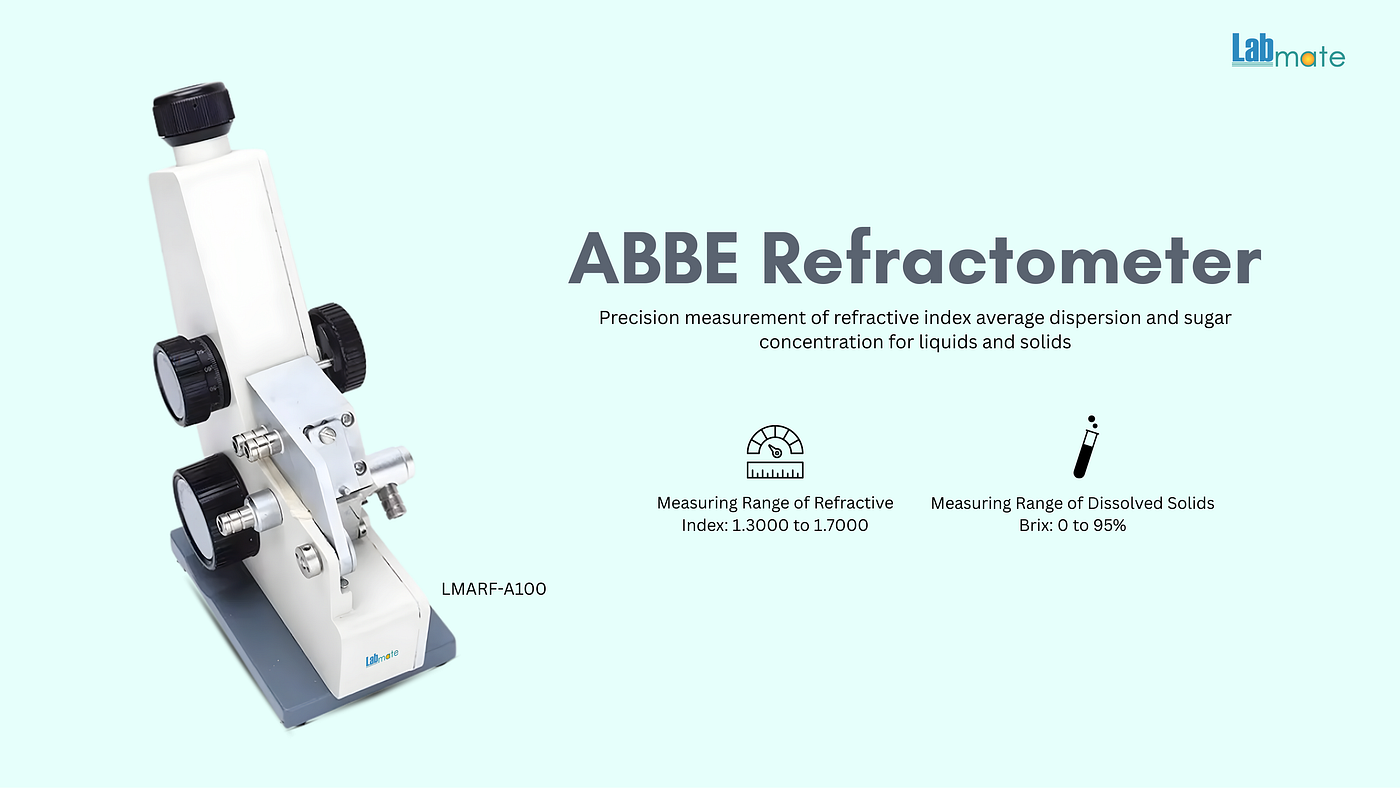 Abbe Refractometer: Precision Measurement of Refractive Index and Sugar Concentration in…
