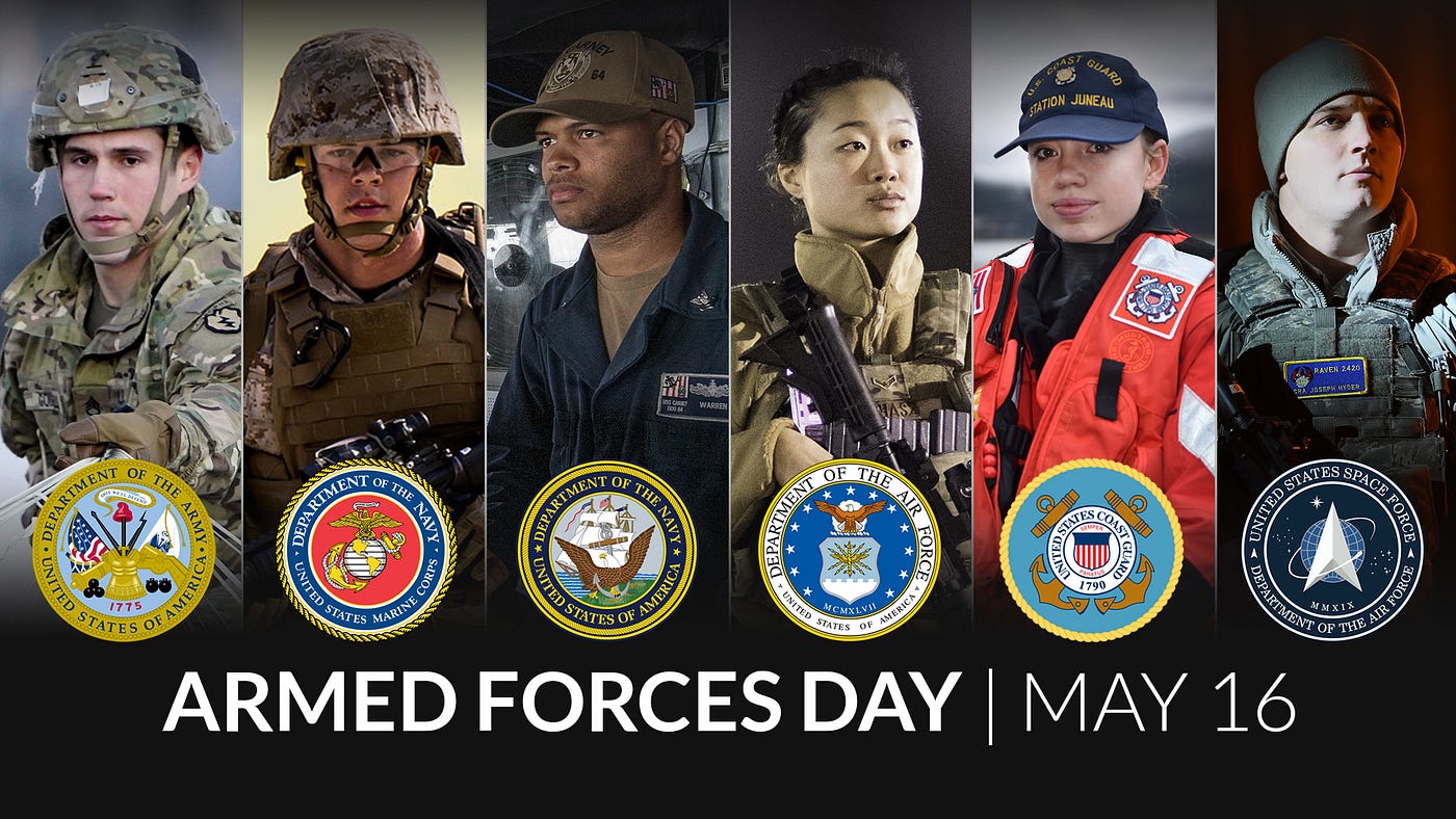 Honor our Military Service Members on Armed Forces Day