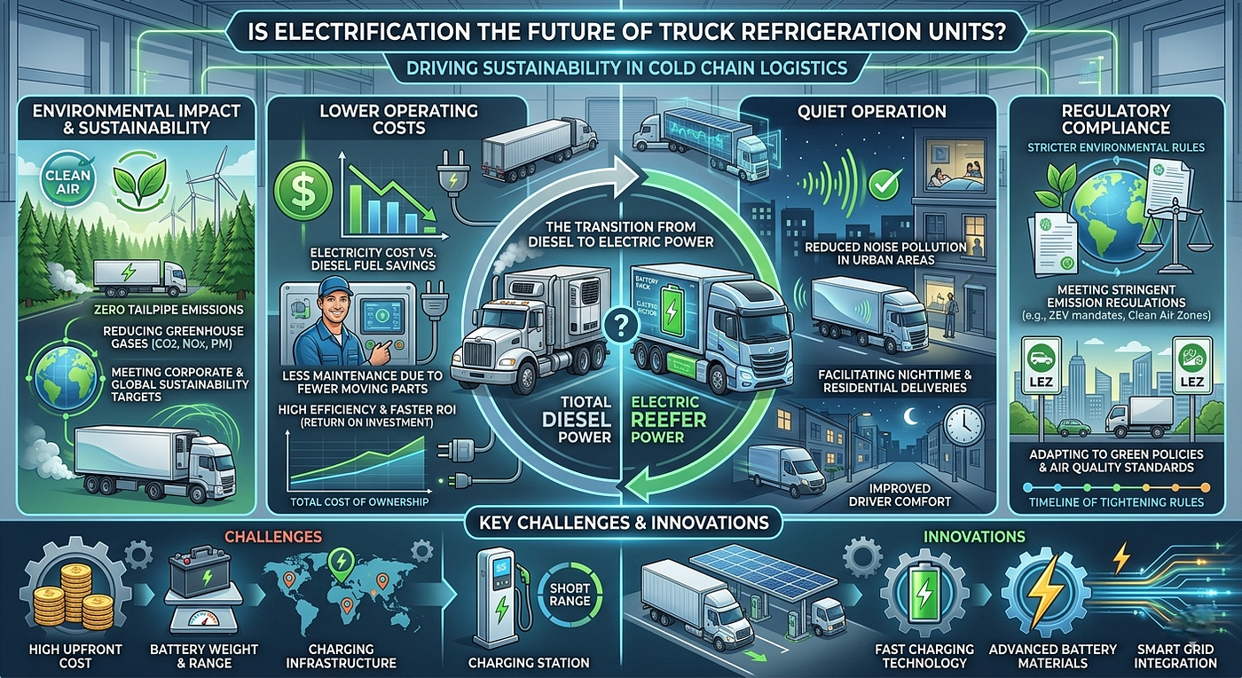 Is Electrification the Future of Truck Refrigeration Units?