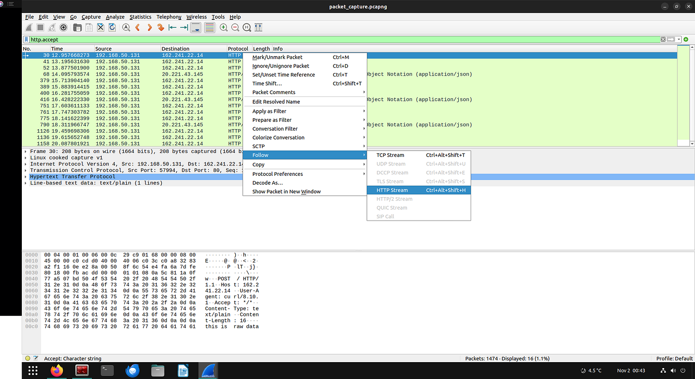 Unpacking Network Traffic: Analyzing PCAP File with Wireshark. | by Zuber  Kariye | Medium
