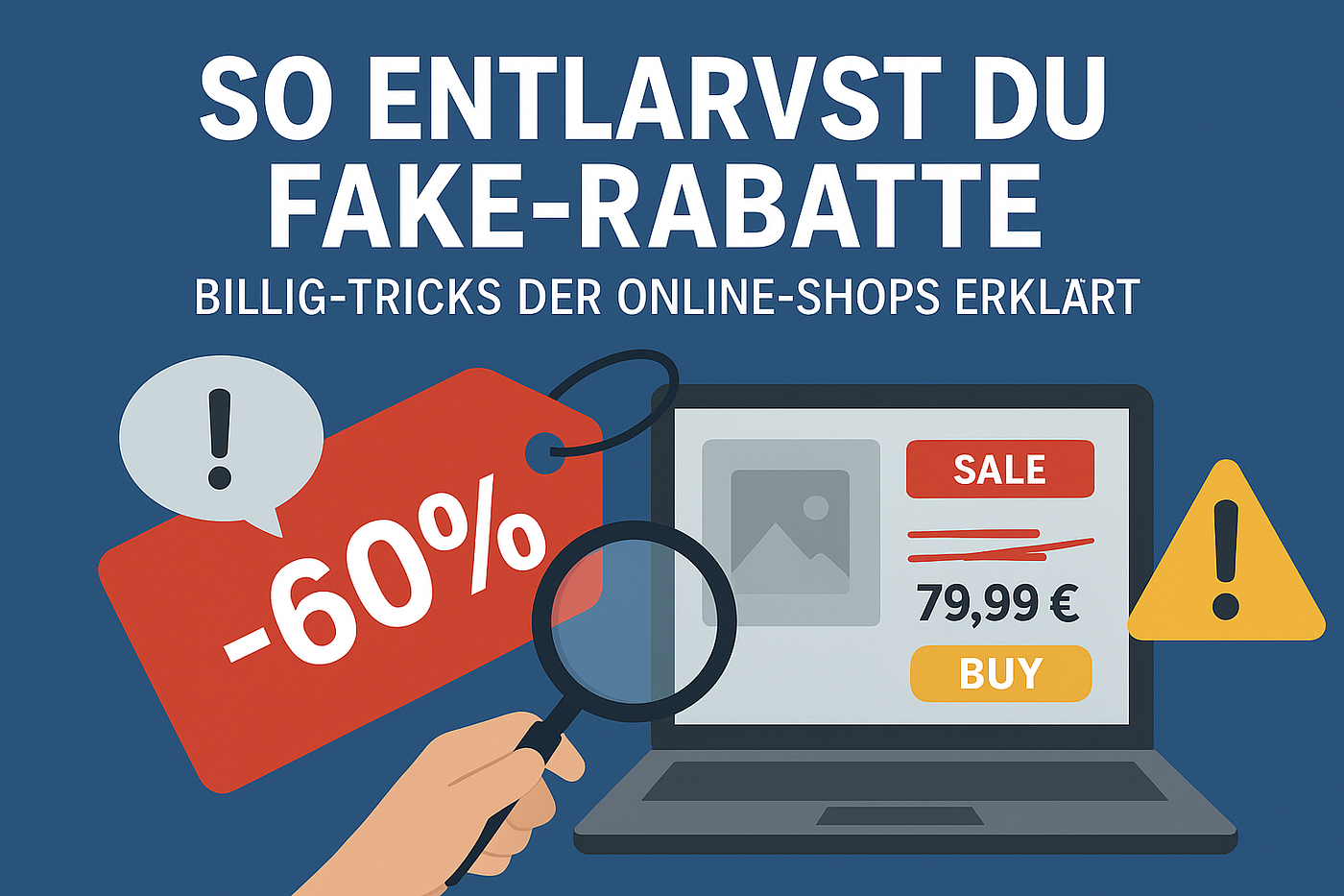 So entlarvst du Fake-Rabatte:
10 Billig-Tricks der Online-Shops
