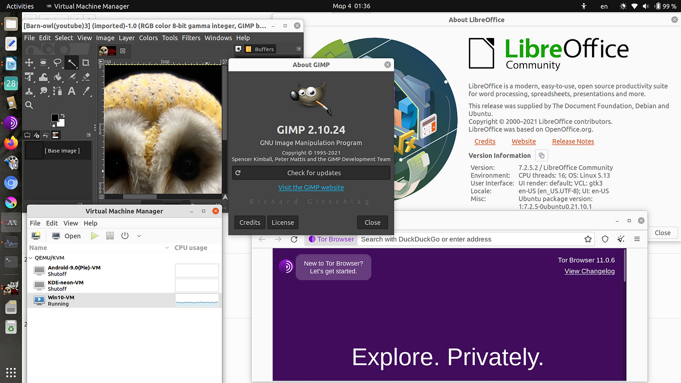 Review of Ubuntu Linux 21.10 (Impish Indri), by Nikolaos Skordilis