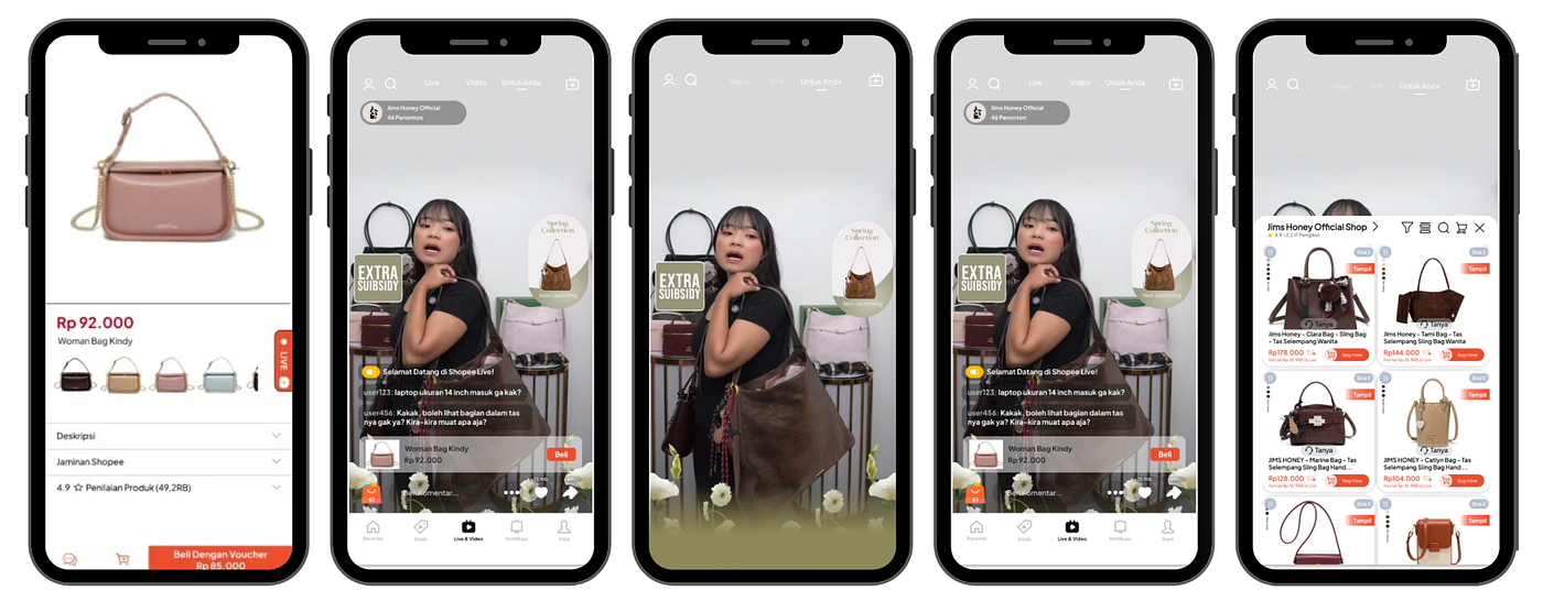 Keseluruhan Layar Flow 1 (High Fidelity)