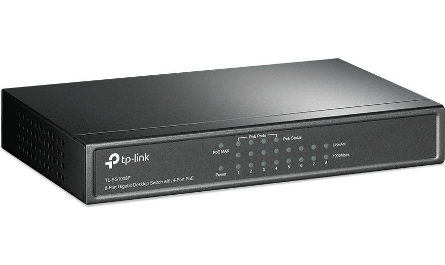 TP-Link 8 Port 10/100 Desktop PoE Switch - MiRO Distribution