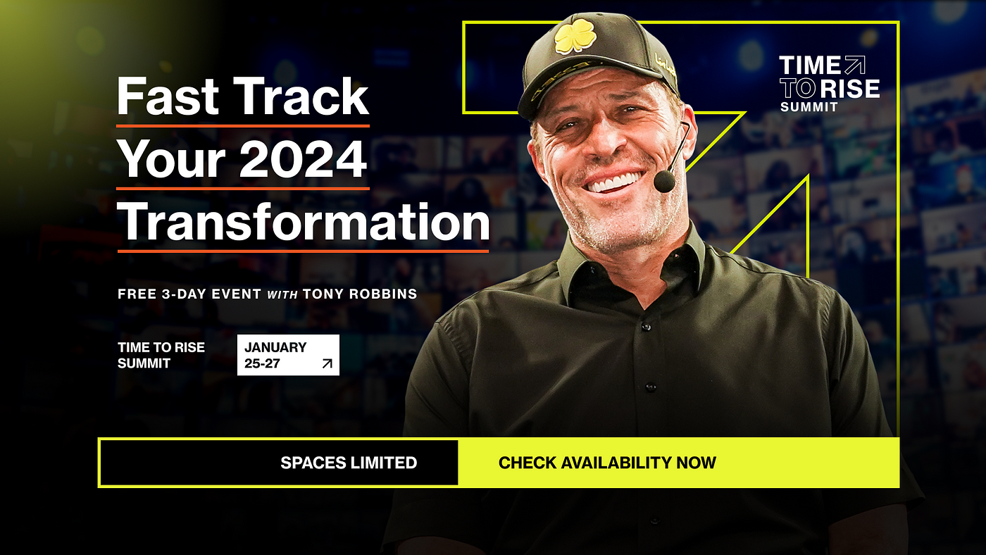 Tony Robbins Live Events 2024 Luisa