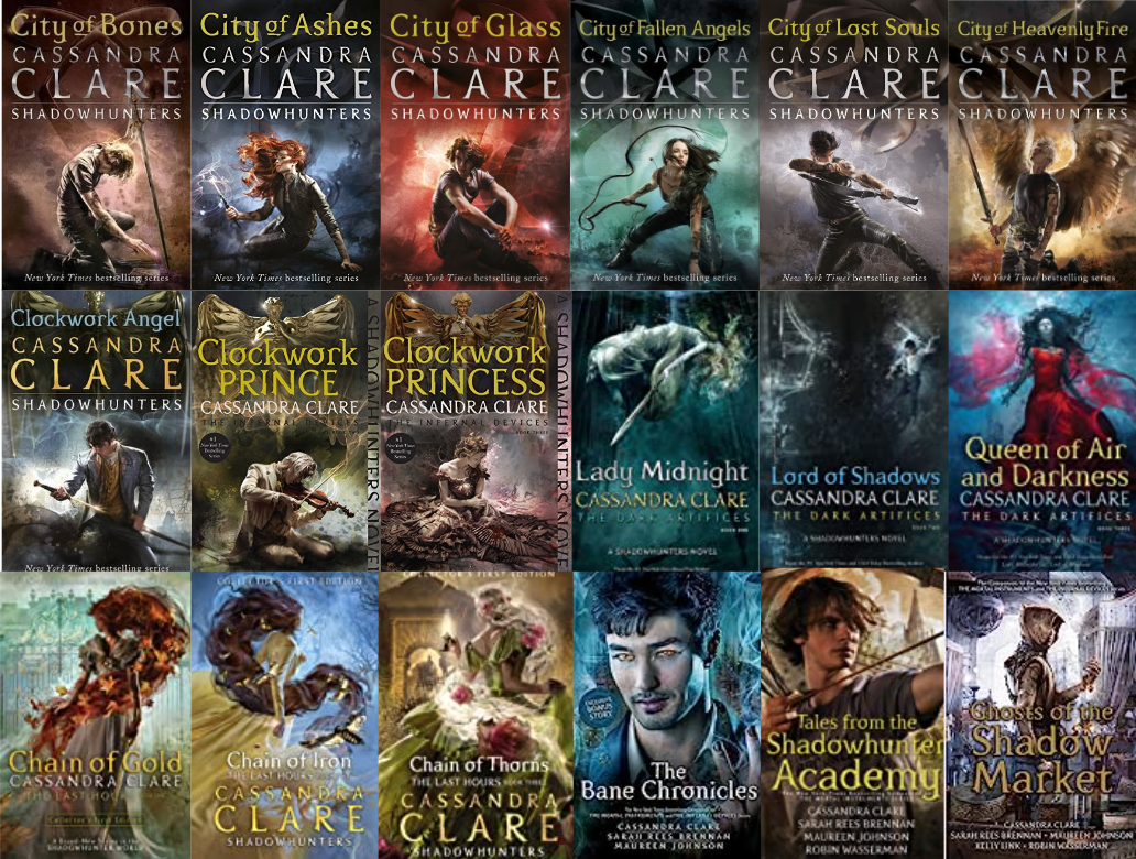 Cassandra Clare Shadowhunter Books - Fiction Books