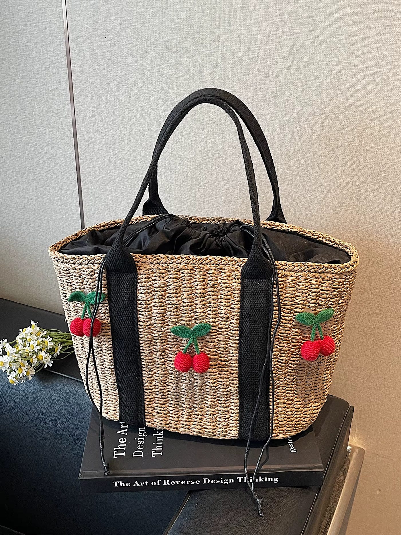 Women’s Bag Summer New Trendy Straw Weaving Travel Beach Handag’s Korean Casual Large Capacity…