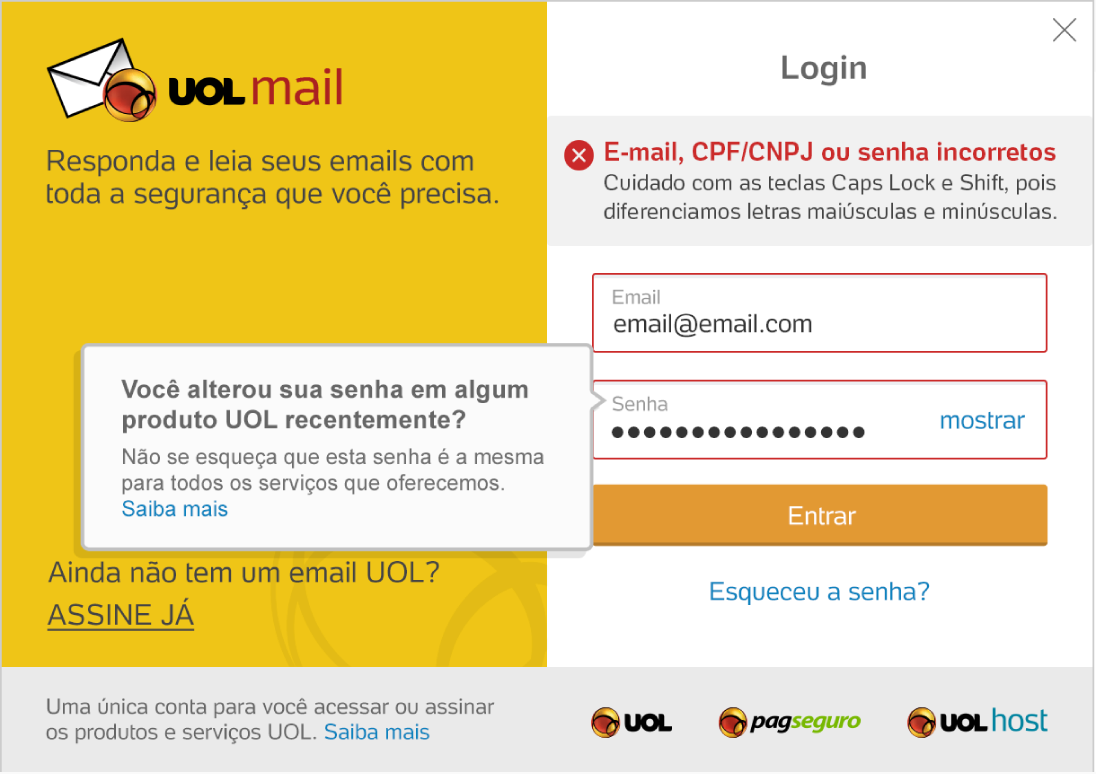 Como entrar no Uol Mail 