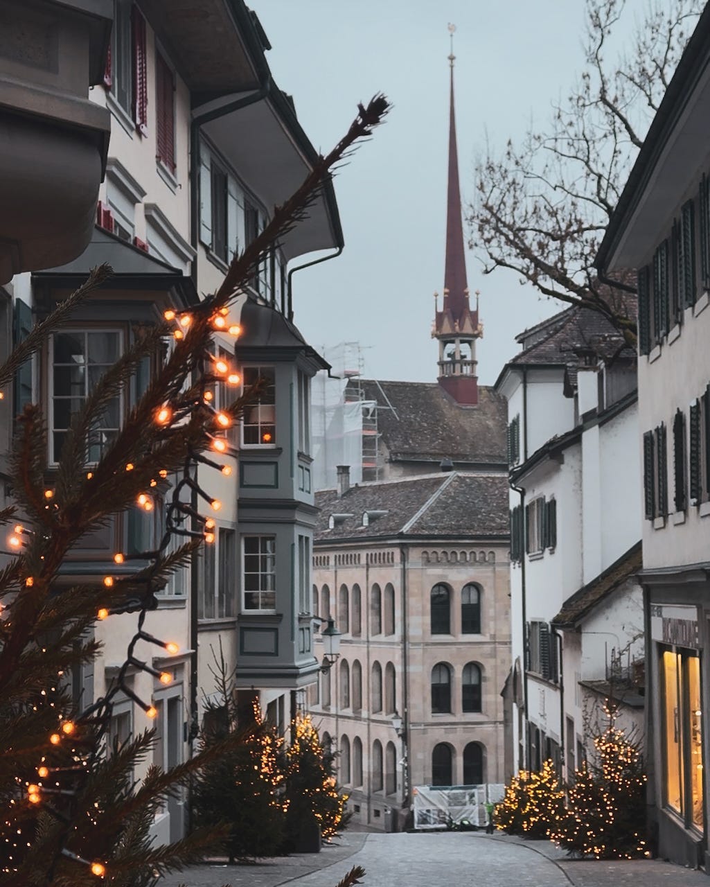 Zurich streetscape by Kate Branch
