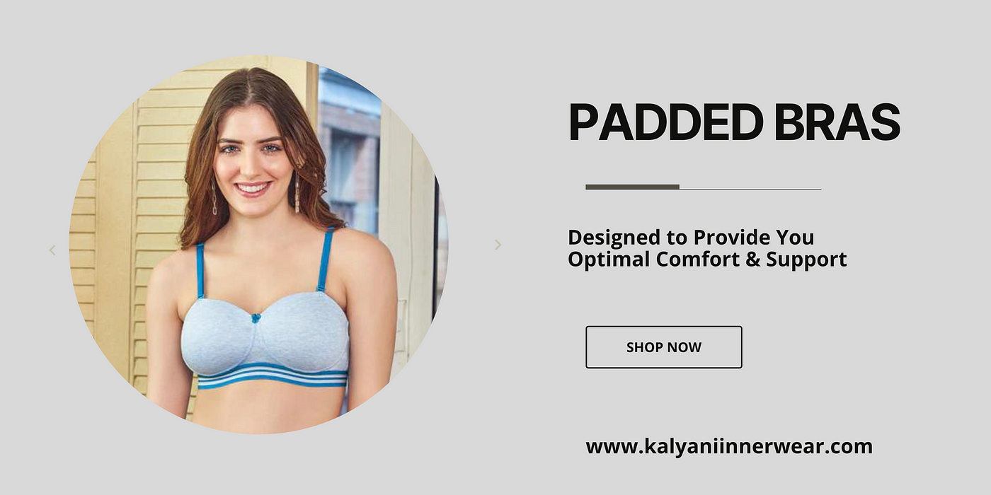 Buy Kalyani Heavily Padded Cotton Beginners Bra - Pink Online at Low Prices  in India 