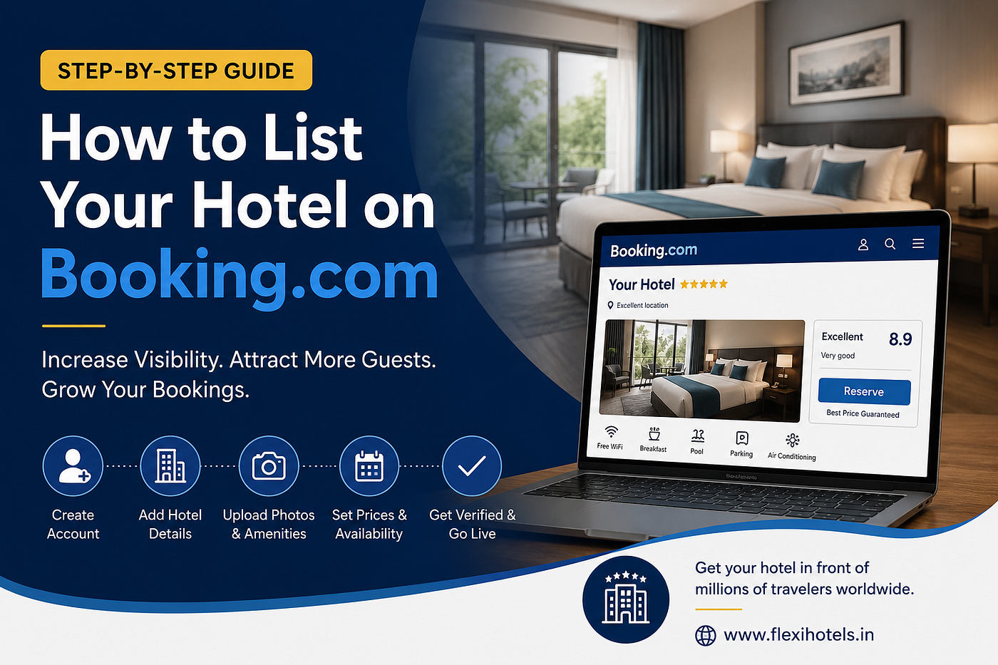 How to List Your Hotel on Booking.com in 2026: Step-by-Step Guide