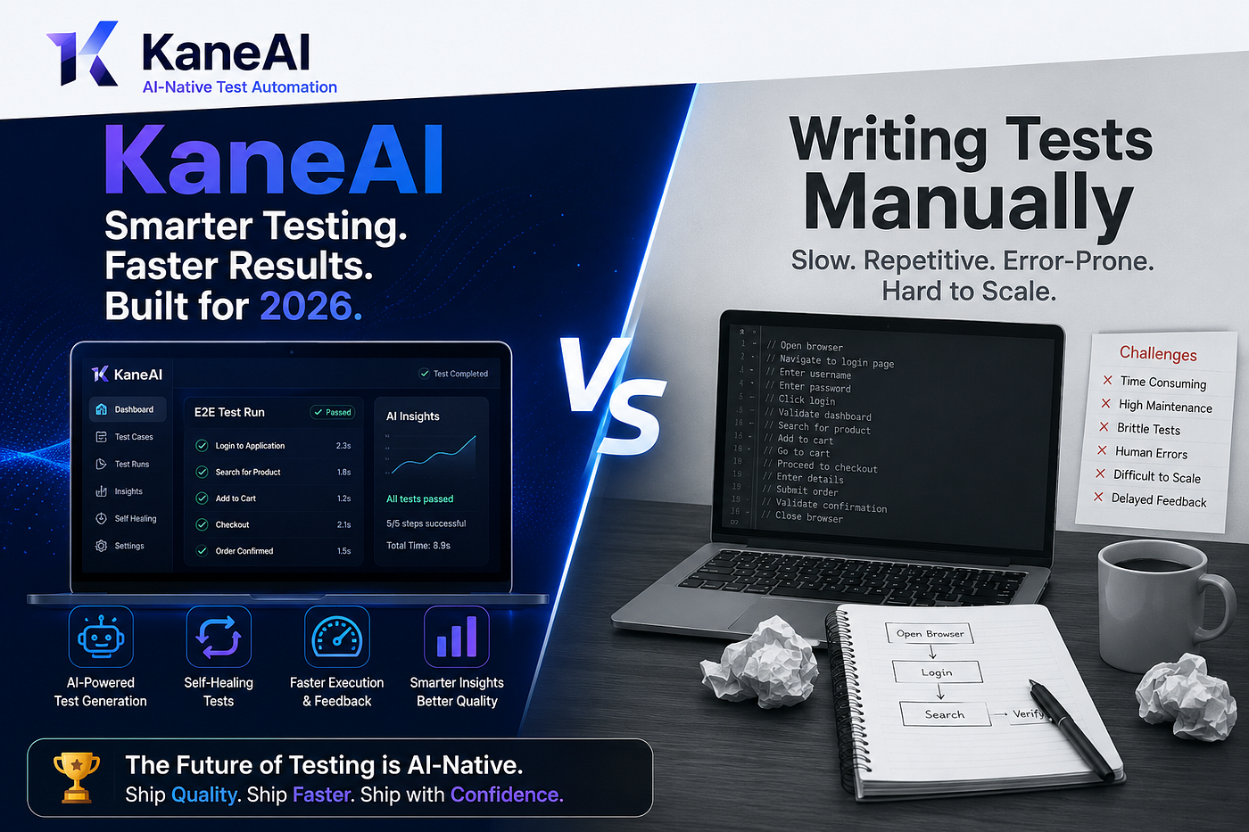 KaneAI vs Writing Tests Manually: What Actually Changes for Your Team