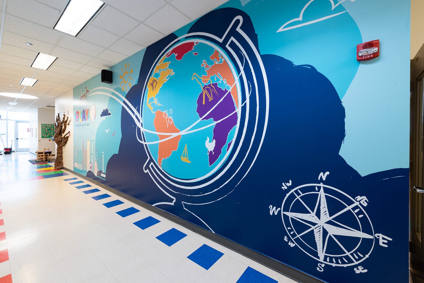 The Role of Environmental Graphics in Columbus West for Enhancing Workplace Culture and Identity