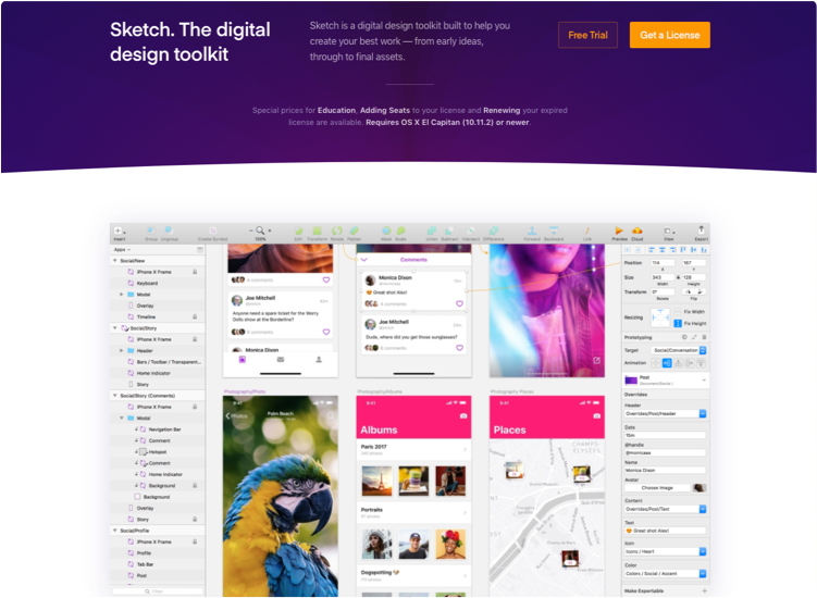 Social KatchUp UI Kit for Sketch  Bypeople