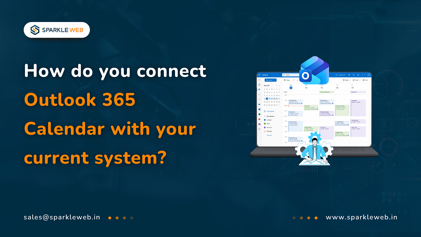 How do you connect Outlook 365 calendar with your current system?